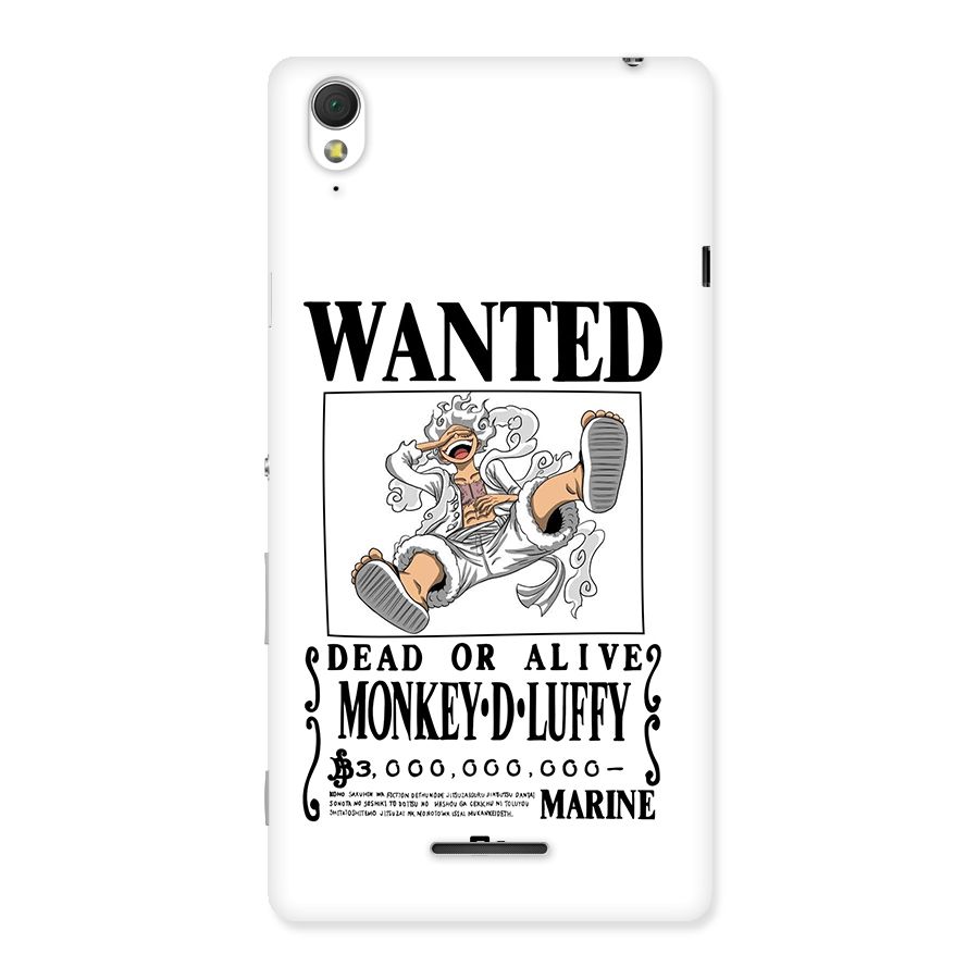 Munkey D Luffy Wanted  Back Case for Xperia T3