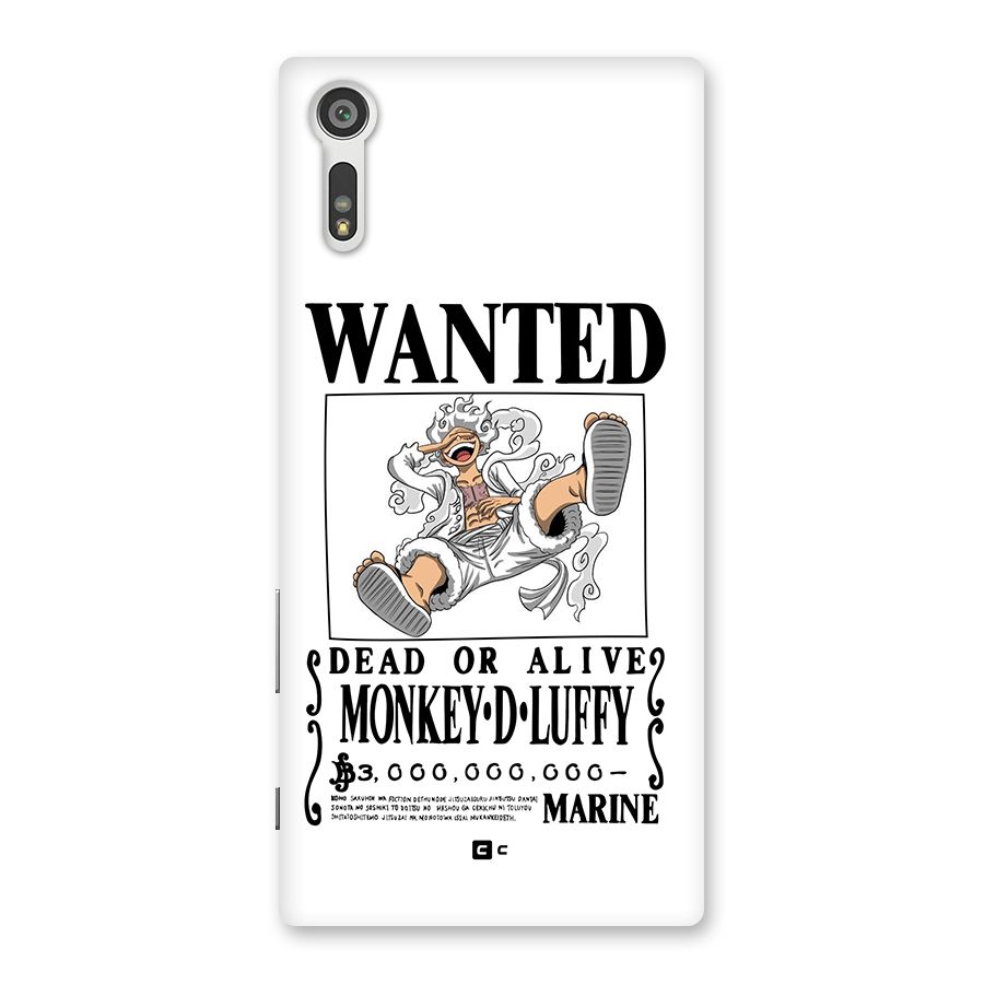 Munkey D Luffy Wanted  Back Case for Xperia XZ