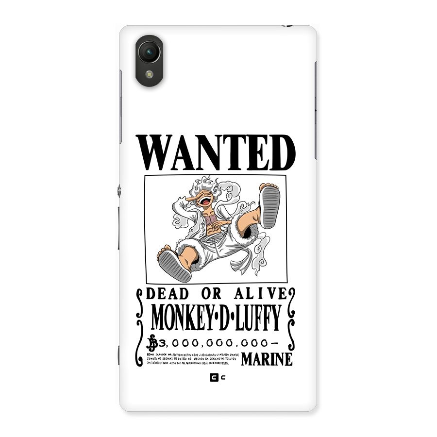 Munkey D Luffy Wanted  Back Case for Xperia Z1