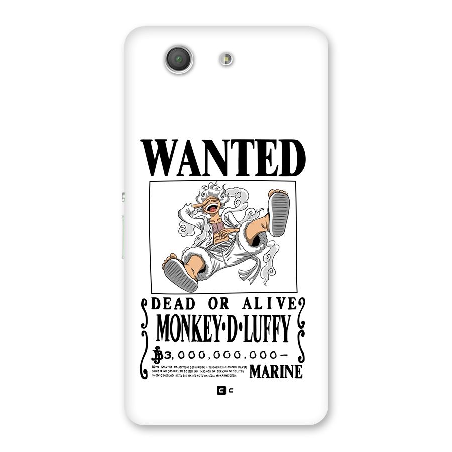 Munkey D Luffy Wanted  Back Case for Xperia Z3 Compact