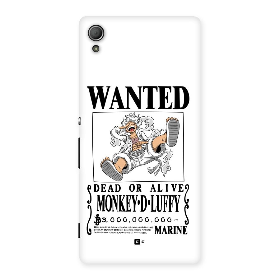 Munkey D Luffy Wanted  Back Case for Xperia Z3 Plus