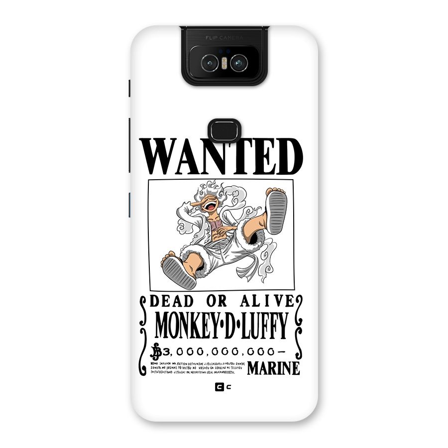 Munkey D Luffy Wanted  Back Case for Zenfone 6z