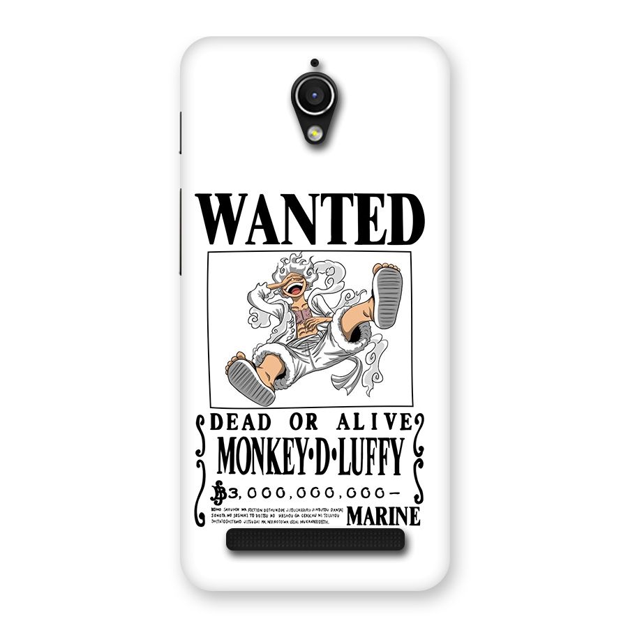 Munkey D Luffy Wanted  Back Case for Zenfone Go