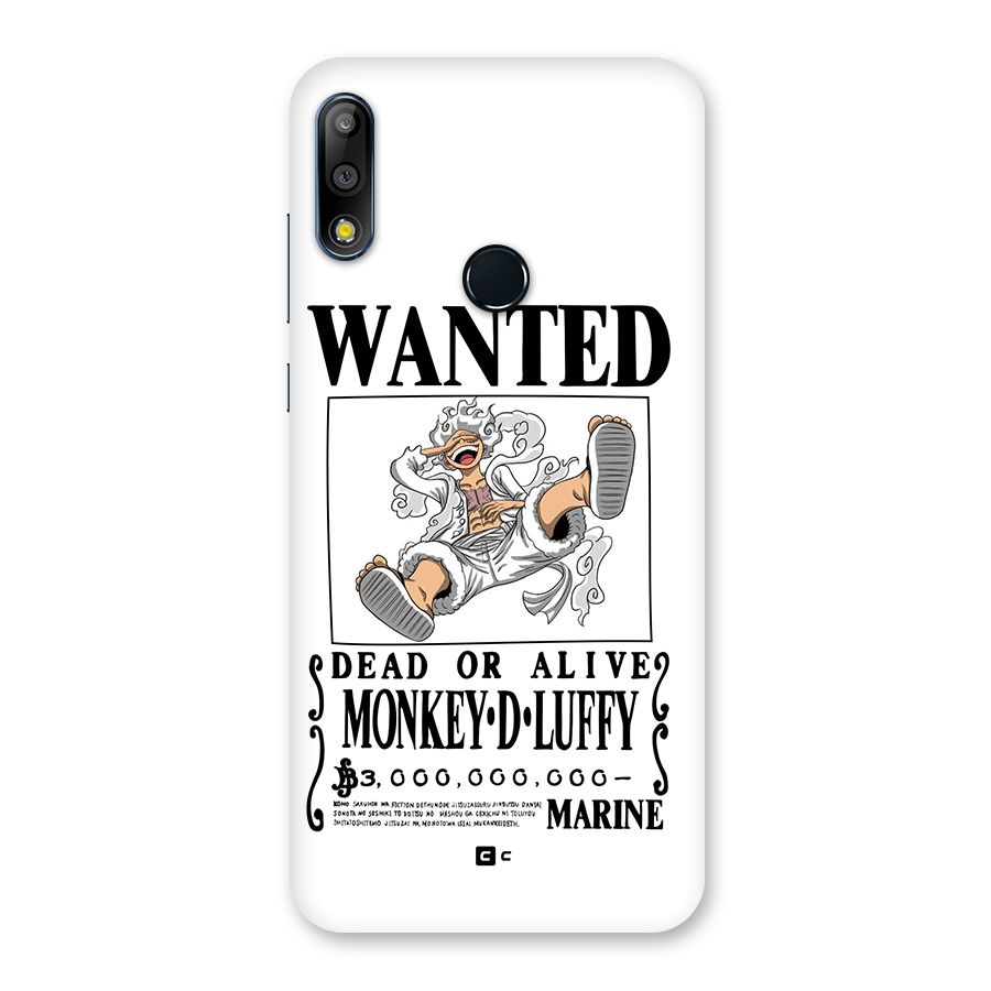 Munkey D Luffy Wanted  Back Case for Zenfone Max Pro M2