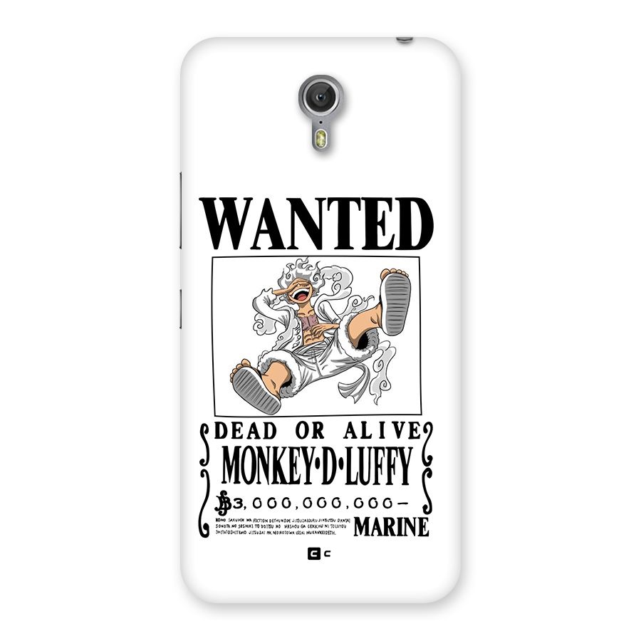 Munkey D Luffy Wanted  Back Case for Zuk Z1