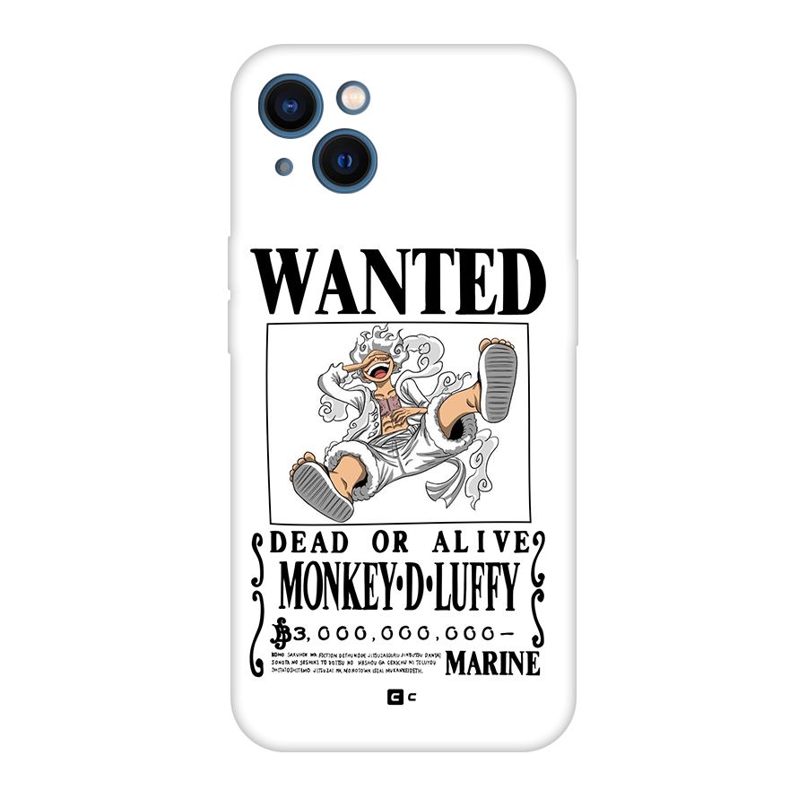Munkey D Luffy Wanted  Back Case for iPhone 13