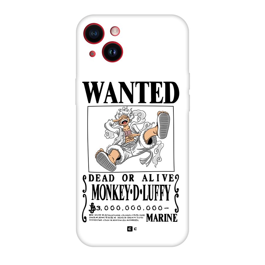 Munkey D Luffy Wanted  Back Case for iPhone 14 Plus