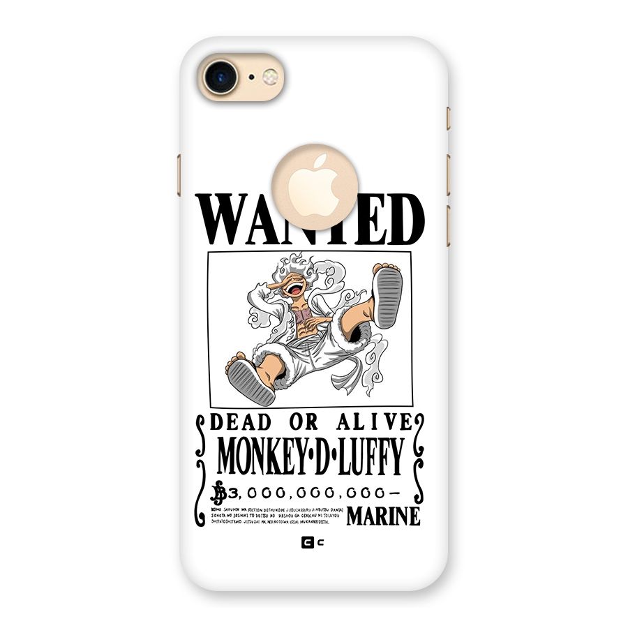 Munkey D Luffy Wanted  Back Case for iPhone 8 Logo Cut