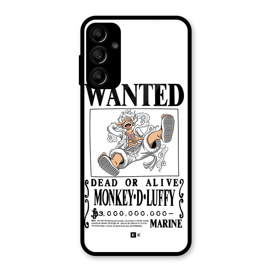 Munkey D Luffy Wanted  Glass Back Case for Galaxy A14 5G