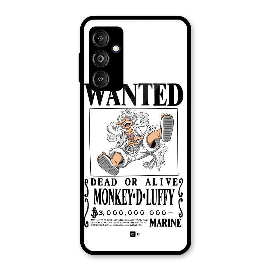 Munkey D Luffy Wanted  Glass Back Case for Galaxy M14 5G