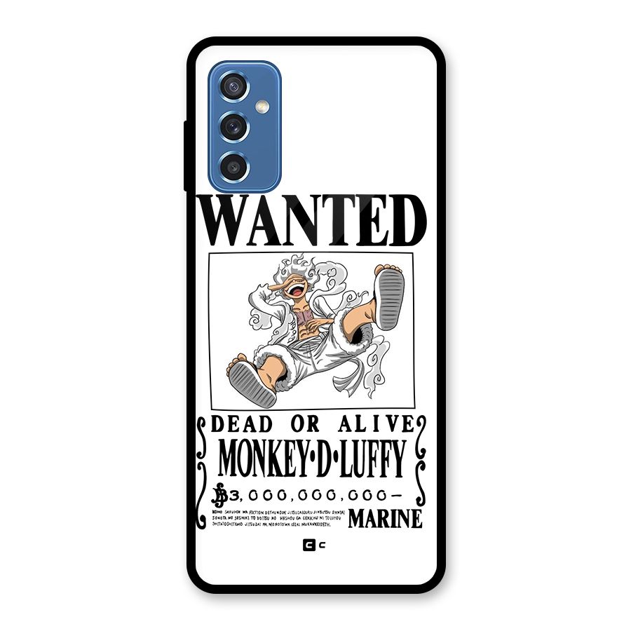Munkey D Luffy Wanted  Glass Back Case for Galaxy M52 5G