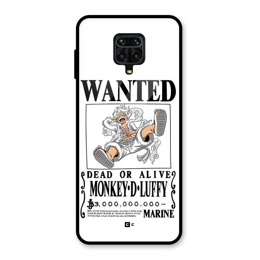 Munkey D Luffy Wanted  Glass Back Case for Poco M2 Pro