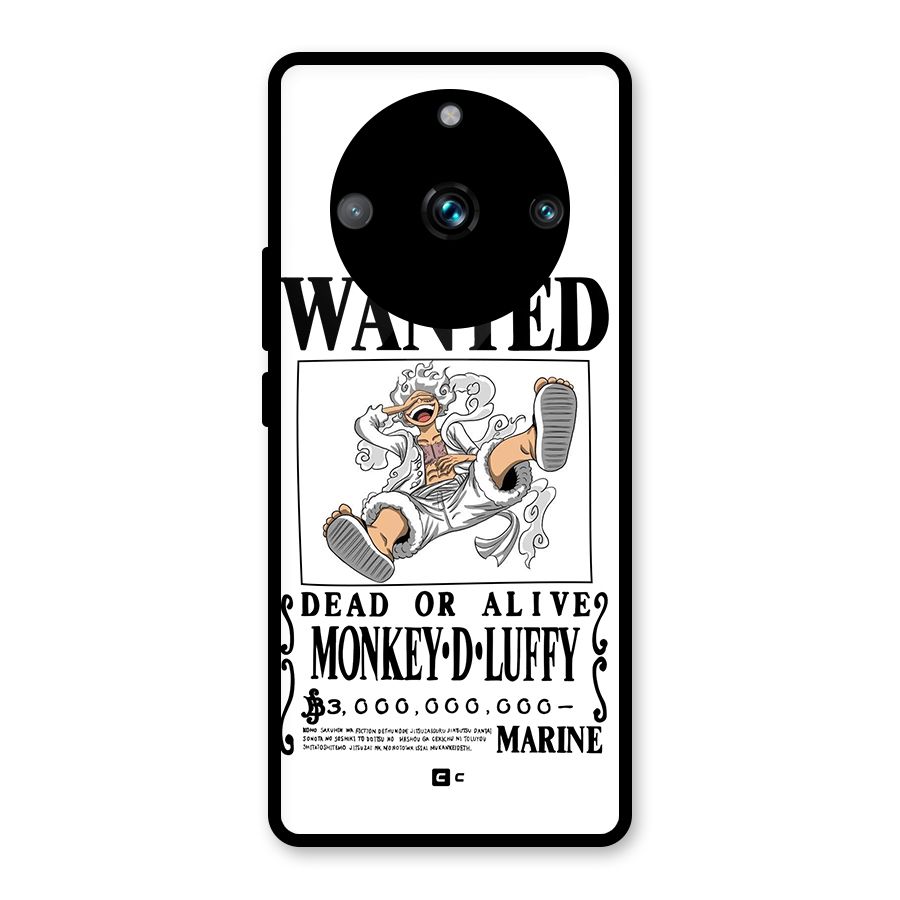 Munkey D Luffy Wanted  Glass Back Case for Realme 11 Pro Plus