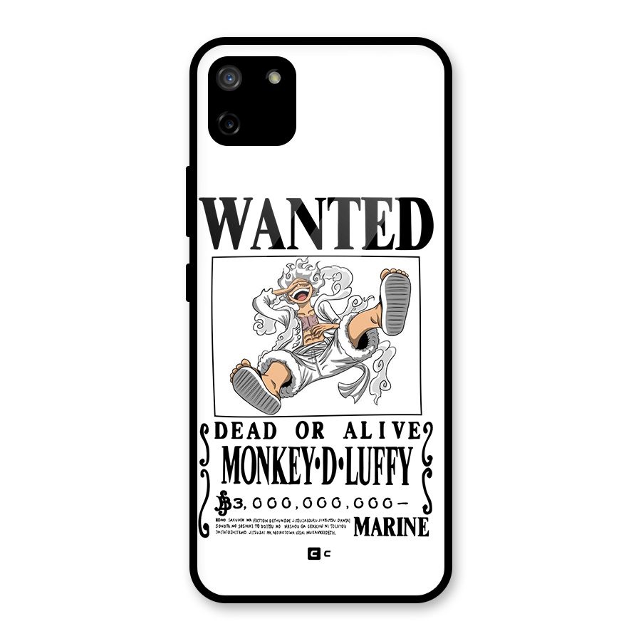 Munkey D Luffy Wanted  Glass Back Case for Realme C11