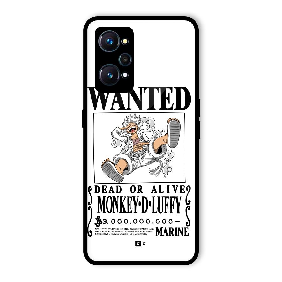 Munkey D Luffy Wanted  Glass Back Case for Realme GT Neo2
