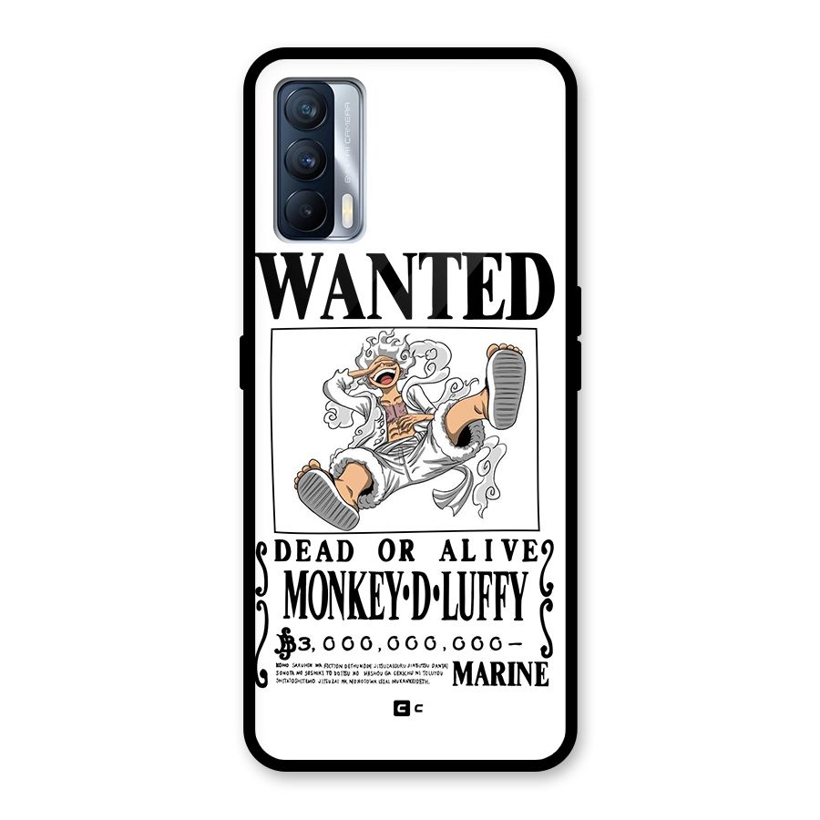 Munkey D Luffy Wanted  Glass Back Case for Realme X7