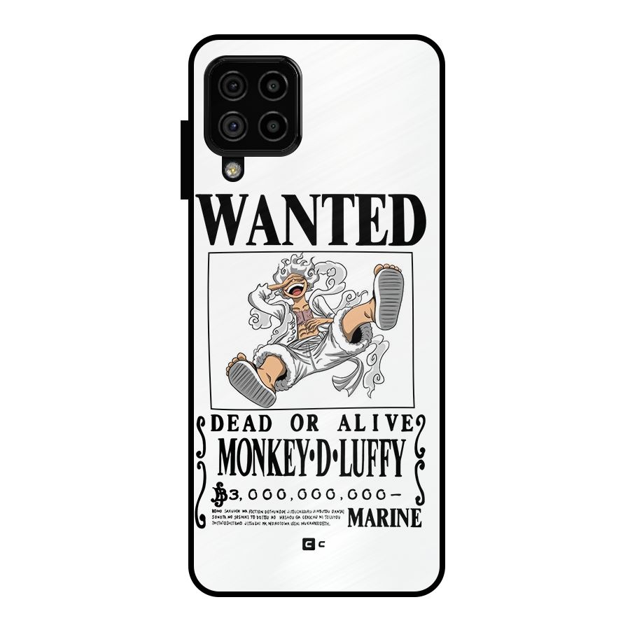 Munkey D Luffy Wanted  Metal Back Case for Galaxy A22 4G