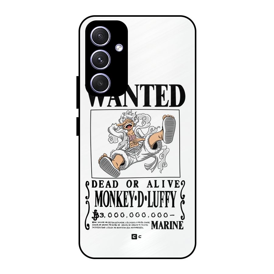 Munkey D Luffy Wanted  Metal Back Case for Galaxy A54