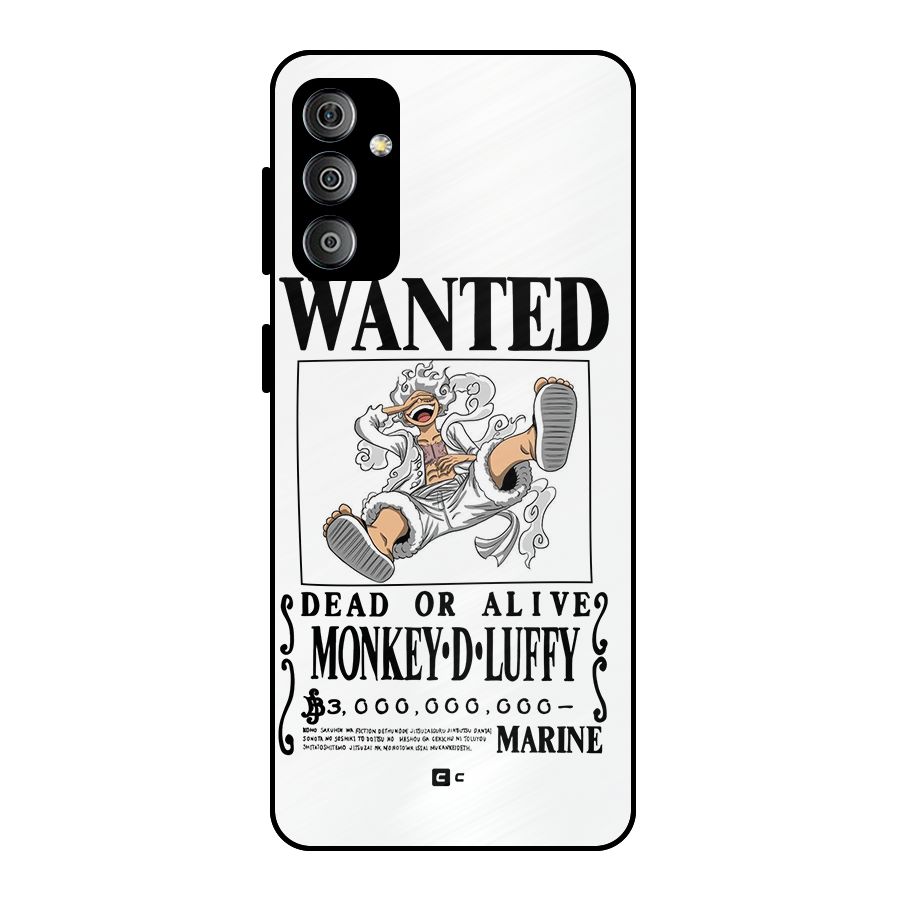 Munkey D Luffy Wanted  Metal Back Case for Galaxy F23