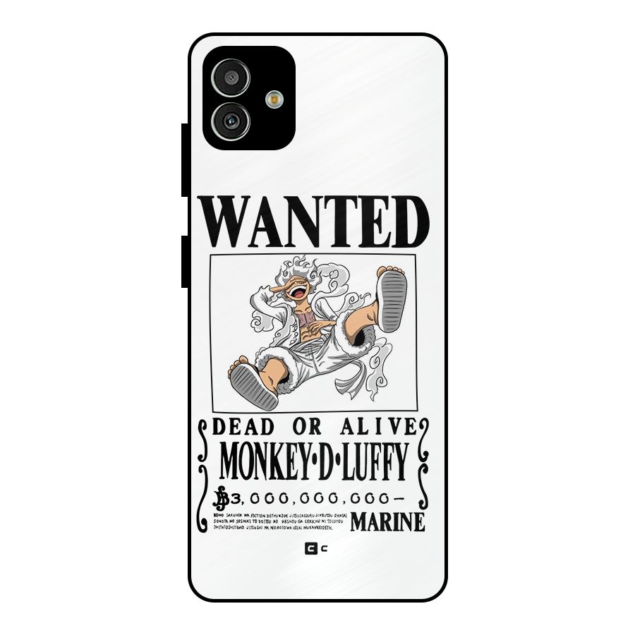 Munkey D Luffy Wanted  Metal Back Case for Galaxy M13 5G