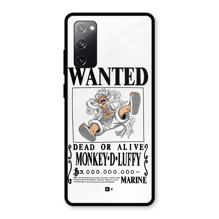 Munkey D Luffy Wanted  Metal Back Case for Galaxy S20 FE
