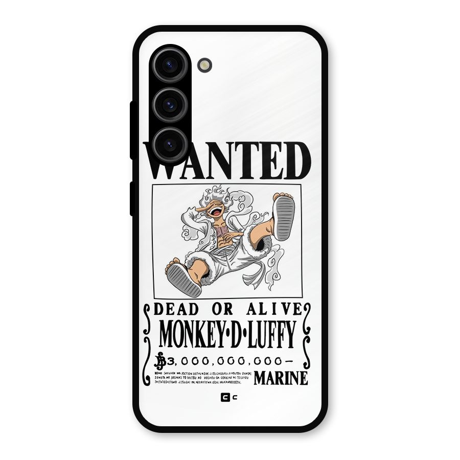 Munkey D Luffy Wanted  Metal Back Case for Galaxy S23