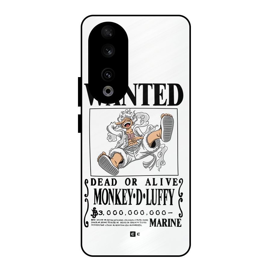 Munkey D Luffy Wanted  Metal Back Case for Honor 90