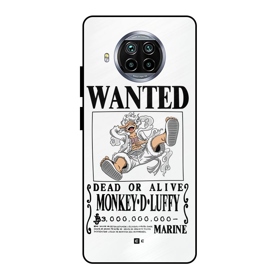 Munkey D Luffy Wanted  Metal Back Case for Mi 10i
