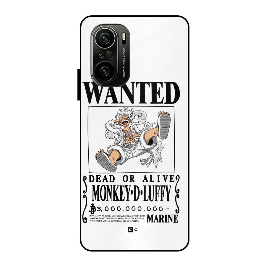 Munkey D Luffy Wanted  Metal Back Case for Mi 11X Pro