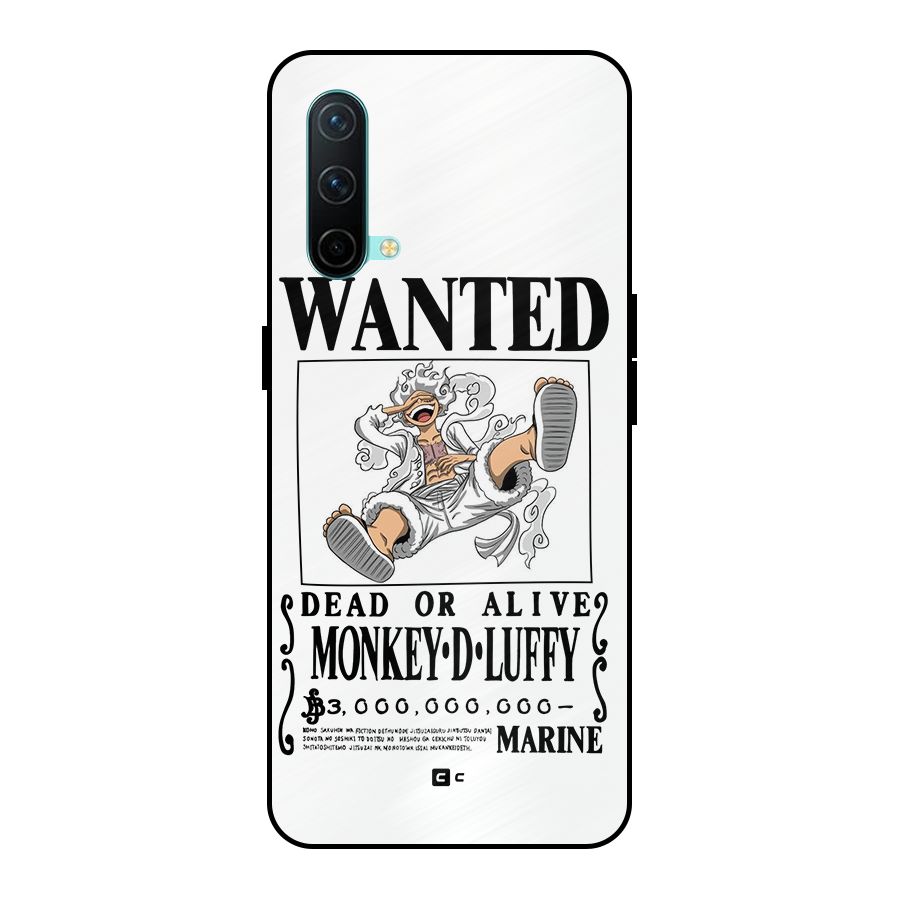 Munkey D Luffy Wanted  Metal Back Case for OnePlus Nord CE 5G