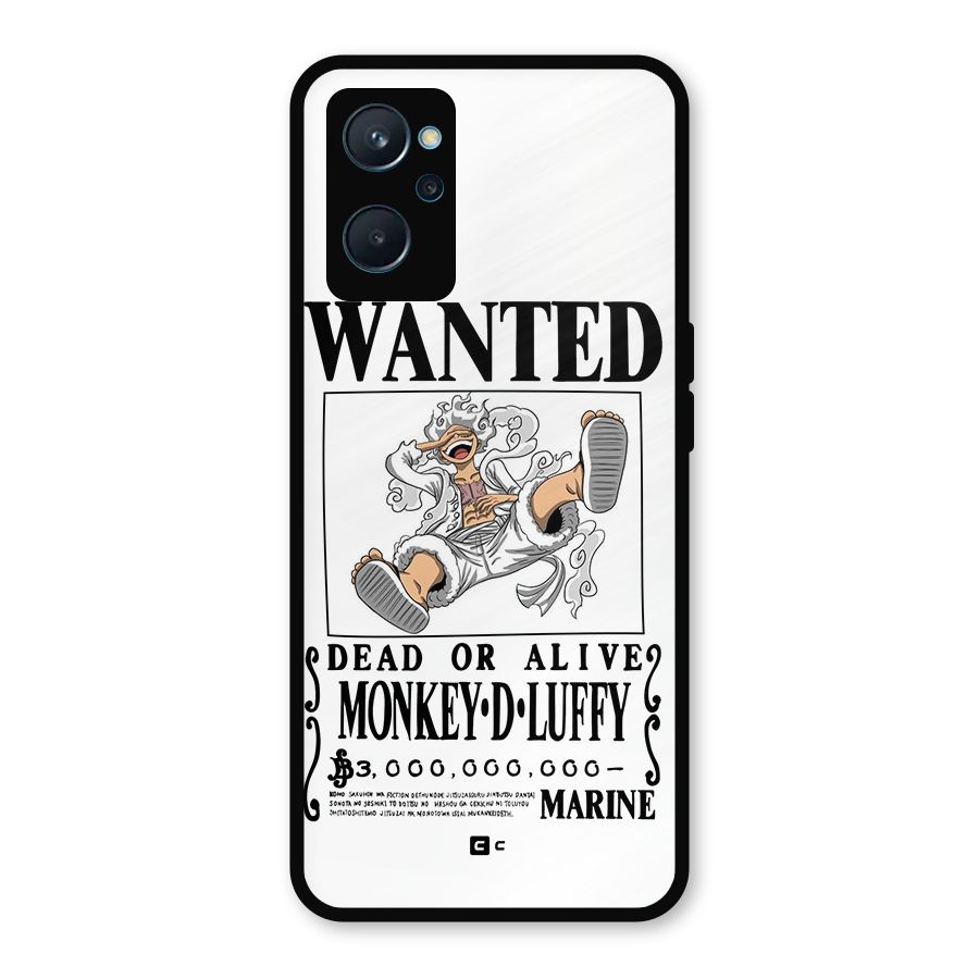 Munkey D Luffy Wanted  Metal Back Case for Realme 9i