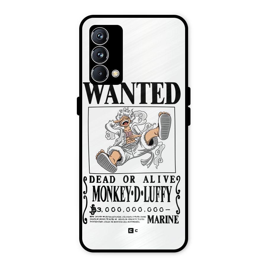 Munkey D Luffy Wanted  Metal Back Case for Realme GT Master Edition