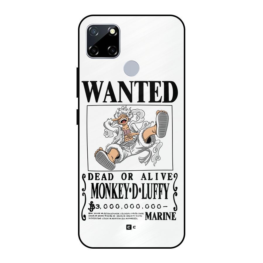 Munkey D Luffy Wanted  Metal Back Case for Realme Narzo 30A