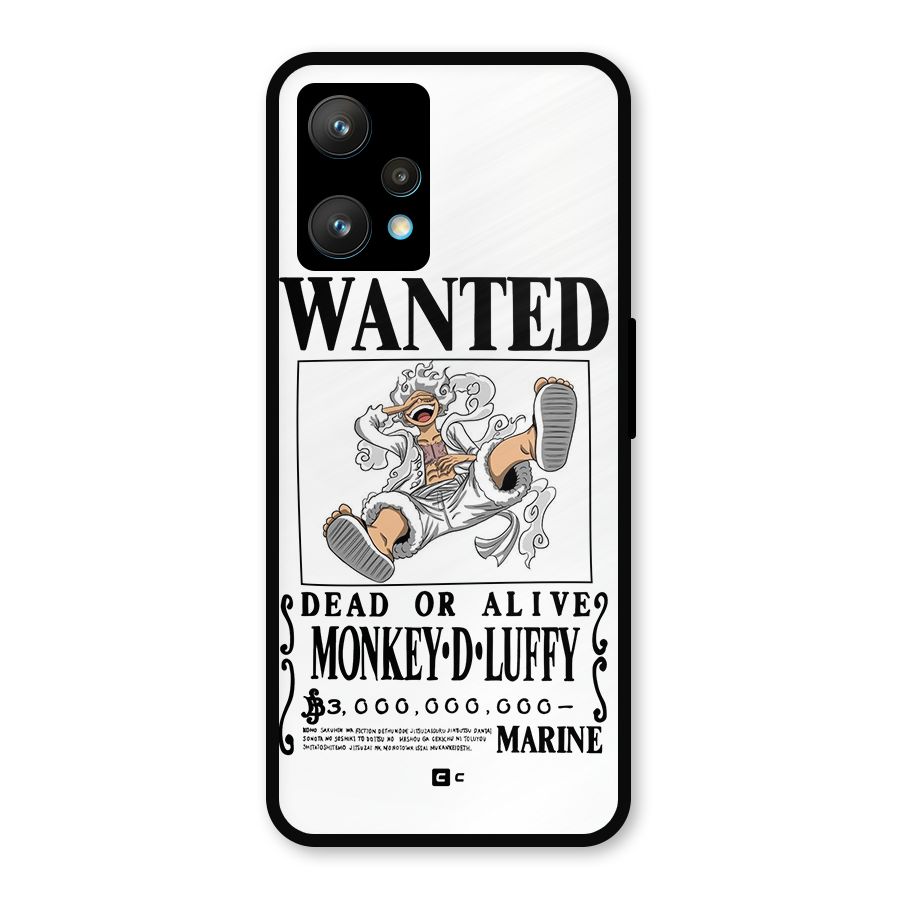 Munkey D Luffy Wanted  Metal Back Case for Realme Narzo 50 Pro