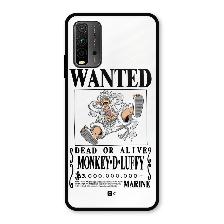 Munkey D Luffy Wanted  Metal Back Case for Redmi 9 Power