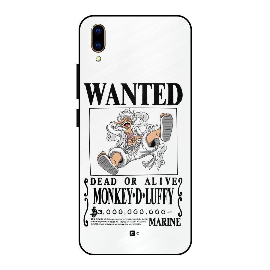 Munkey D Luffy Wanted  Metal Back Case for Vivo V11 Pro
