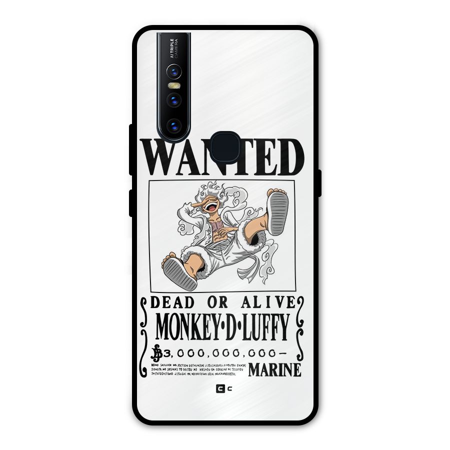 Munkey D Luffy Wanted  Metal Back Case for Vivo V15