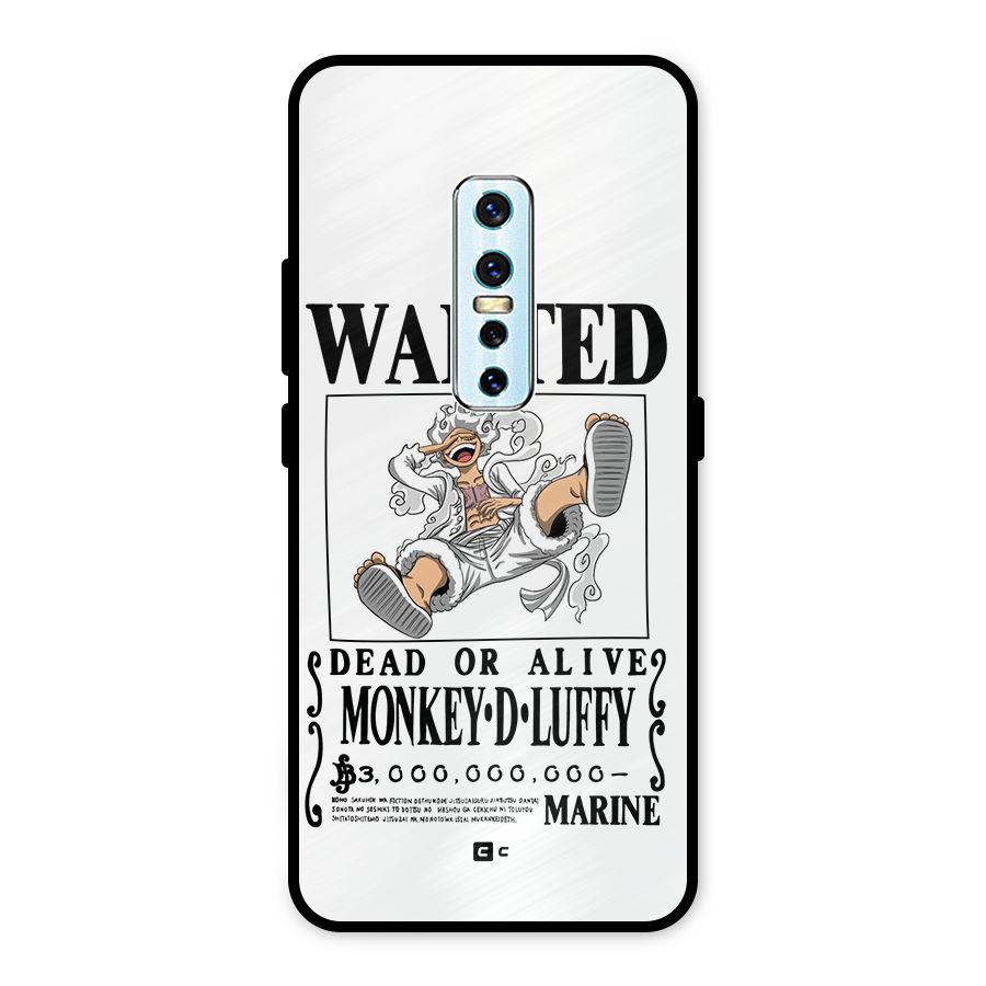 Munkey D Luffy Wanted  Metal Back Case for Vivo V17 Pro