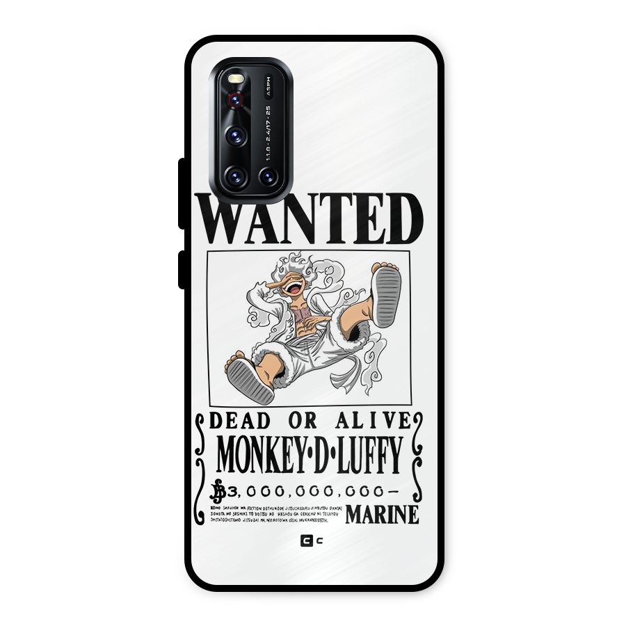 Munkey D Luffy Wanted  Metal Back Case for Vivo V19