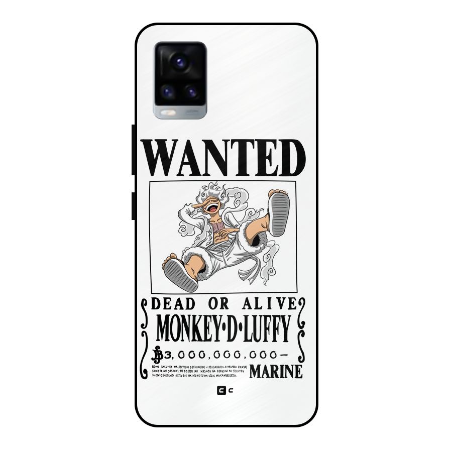 Munkey D Luffy Wanted  Metal Back Case for Vivo V20