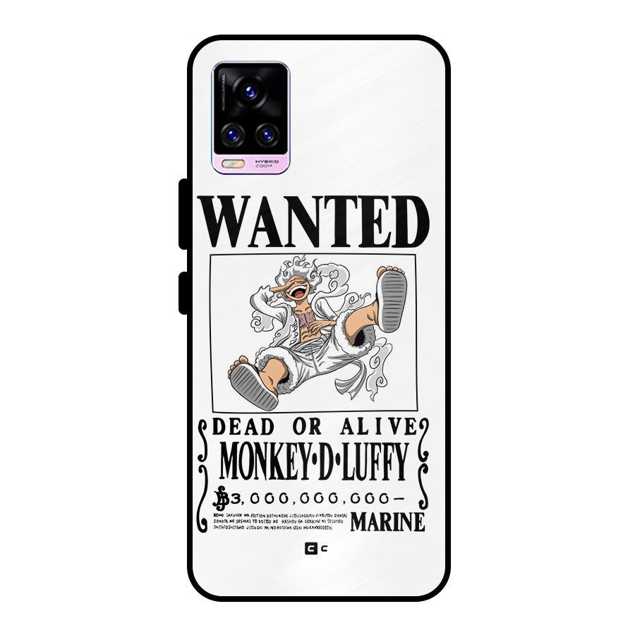 Munkey D Luffy Wanted  Metal Back Case for Vivo V20 Pro