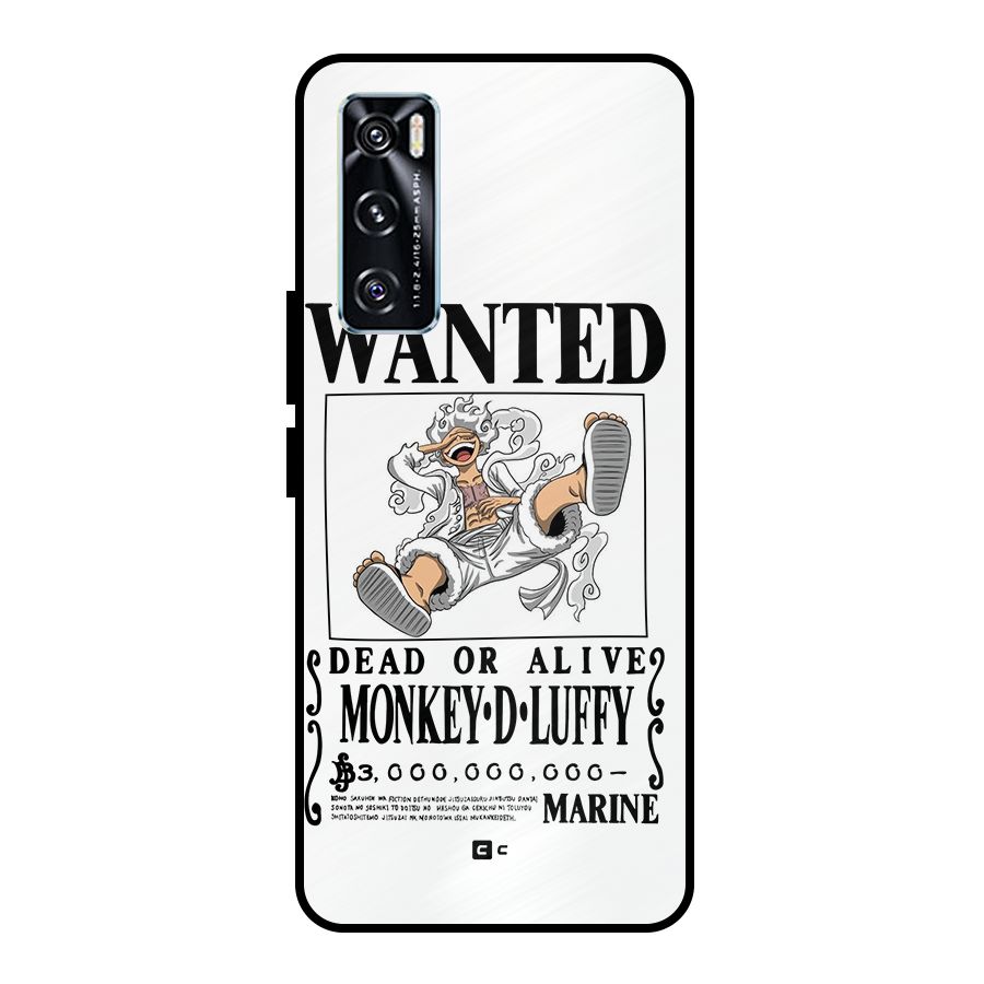 Munkey D Luffy Wanted  Metal Back Case for Vivo V20 SE