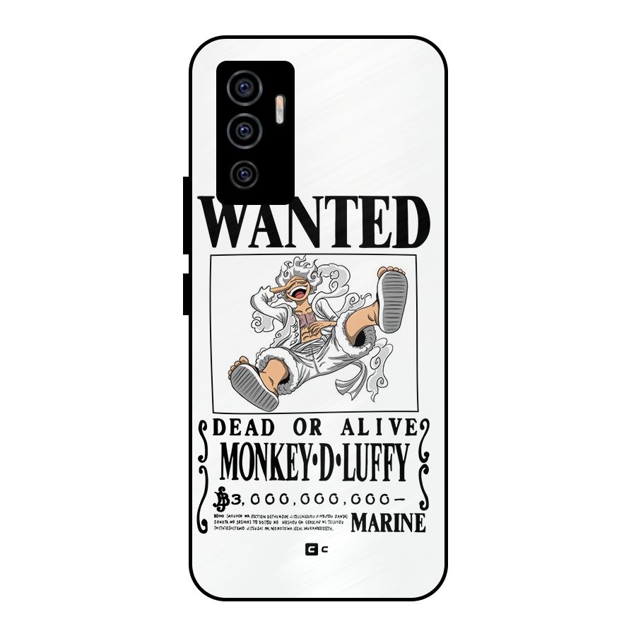 Munkey D Luffy Wanted  Metal Back Case for Vivo V23e