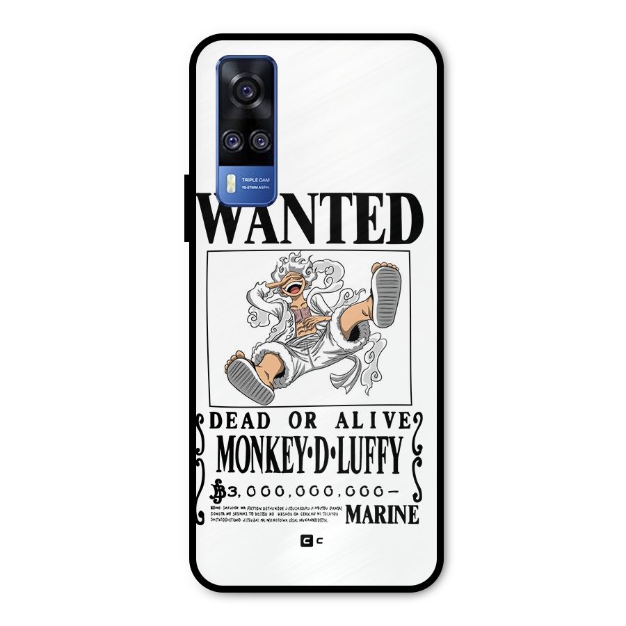 Munkey D Luffy Wanted  Metal Back Case for Vivo Y31