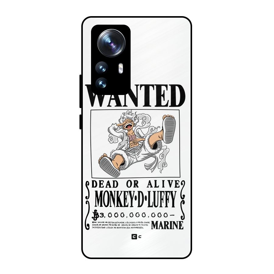 Munkey D Luffy Wanted  Metal Back Case for Xiaomi 12 Pro