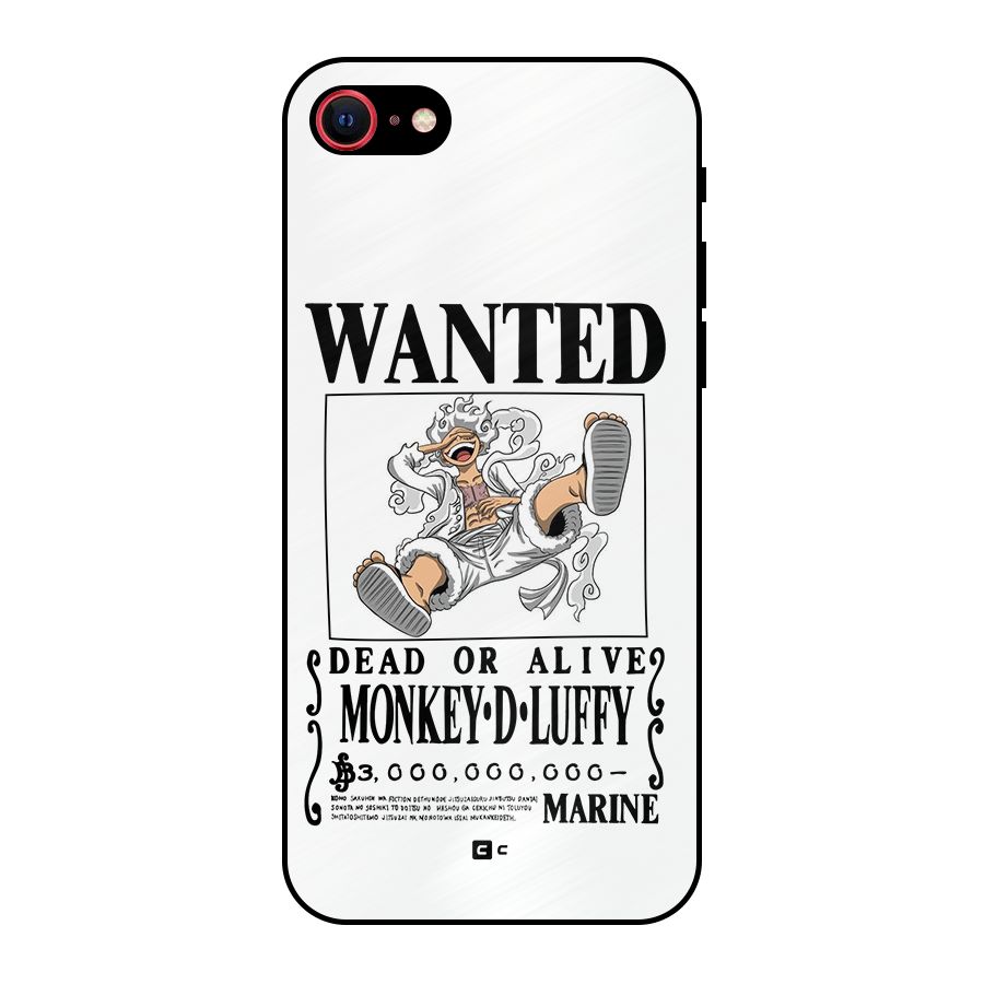 Munkey D Luffy Wanted  Metal Back Case for iPhone SE 2020