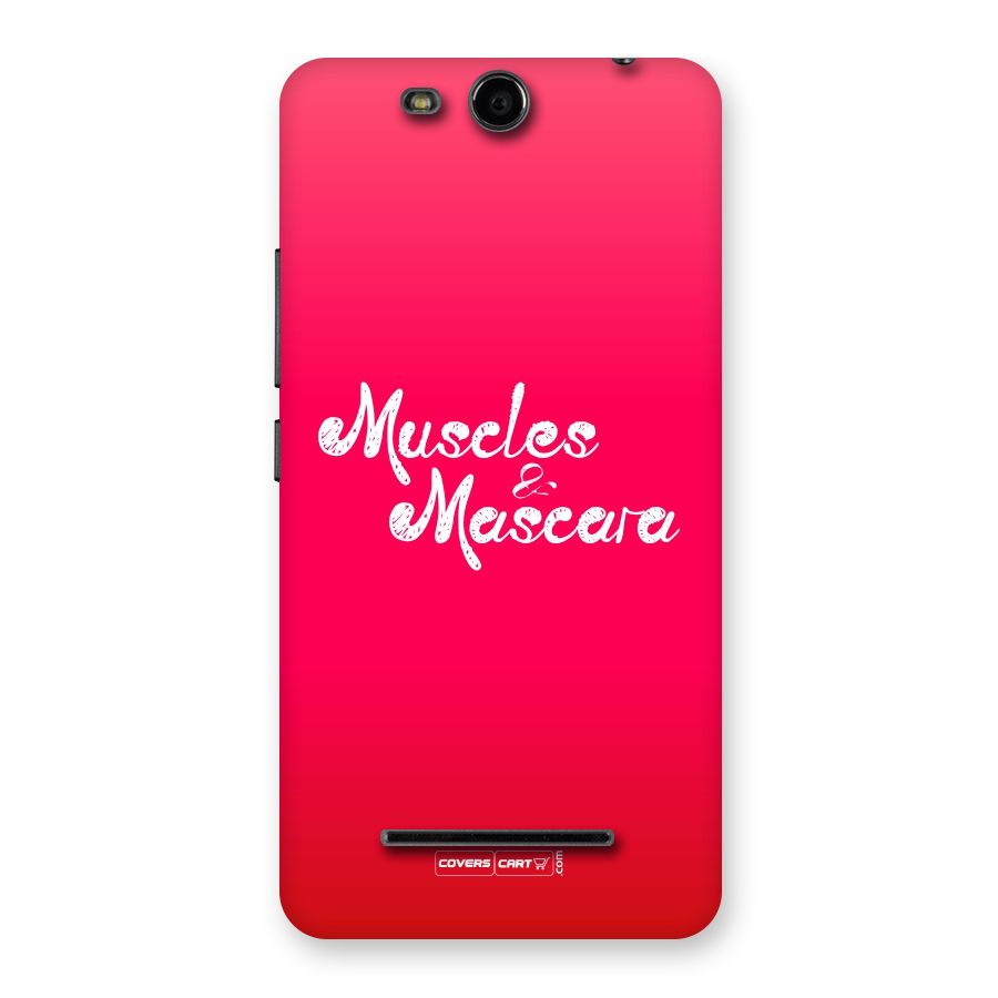 Muscles and Mascara Back Case for Micromax Canvas Juice 3 Q392
