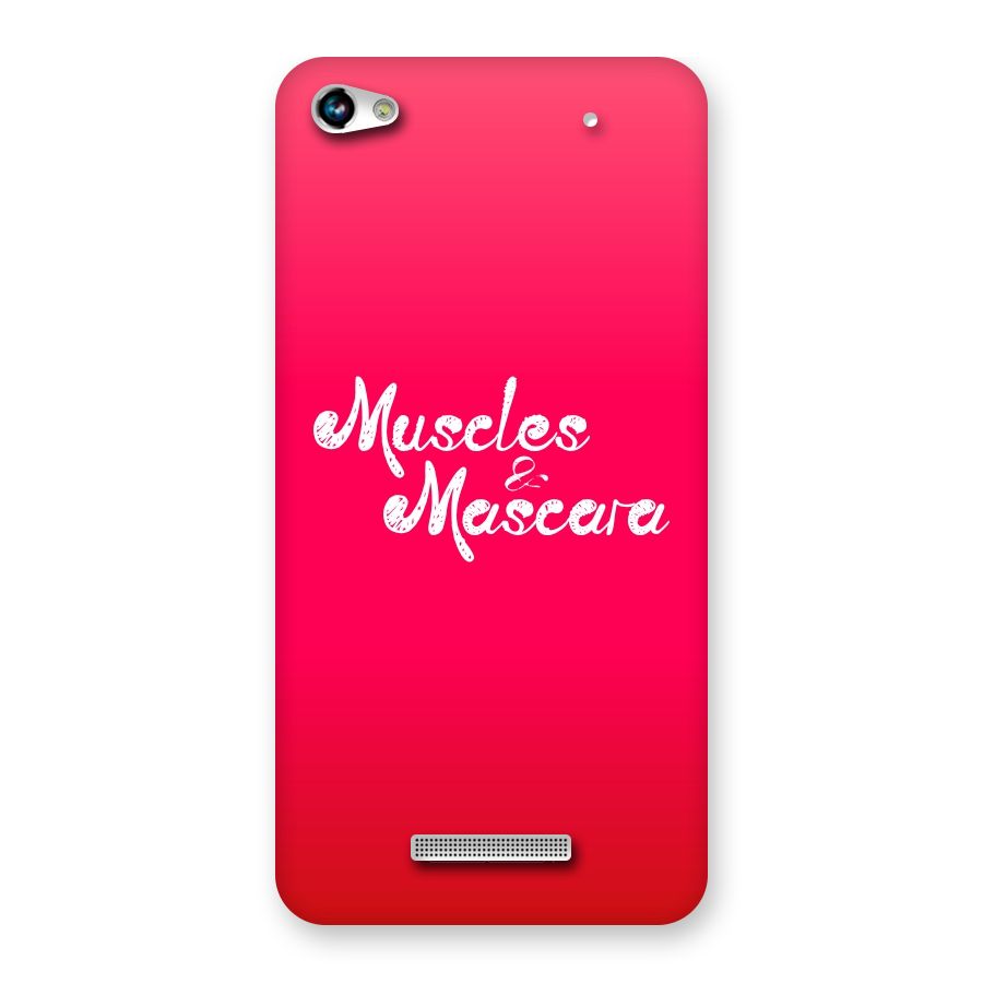 Muscles and Mascara Back Case for Micromax Hue 2