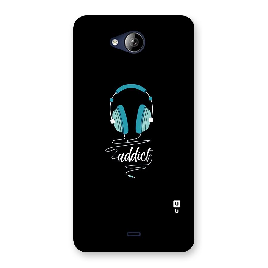 Music Addict Back Case for Canvas Play Q355
