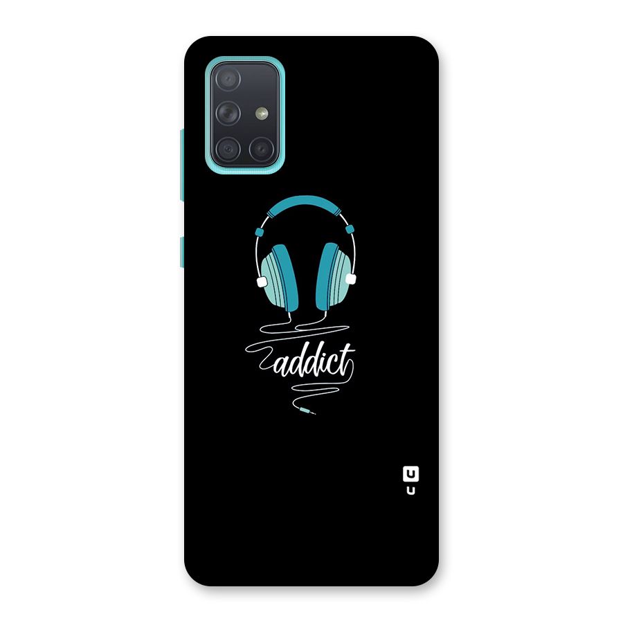 Music Addict Back Case for Galaxy A71